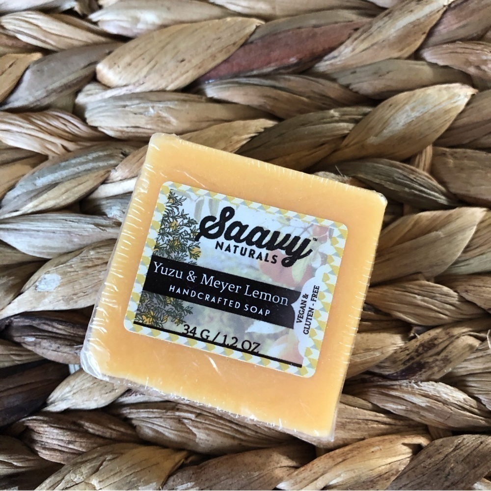Saavy Naturals: Yuzu & Meyer lemon Handcrafted soap